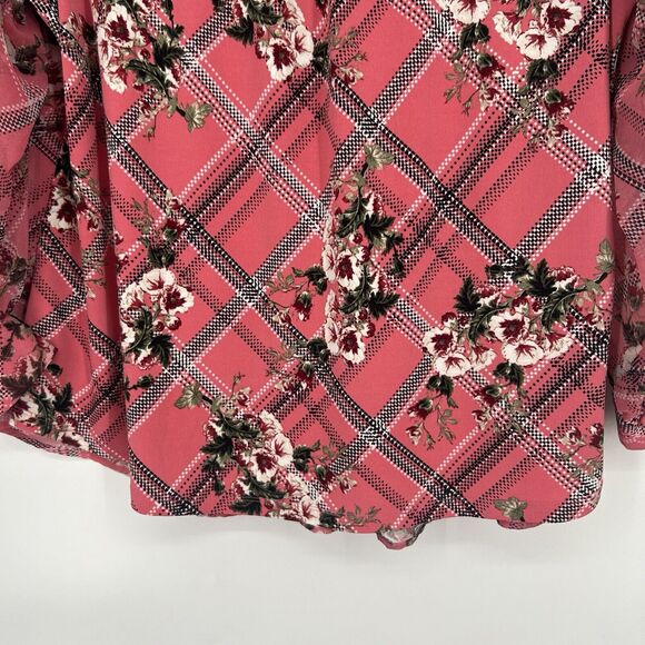 Charter Club Pink Ruffled Long Sleeve Blouse - Picture 8 of 10